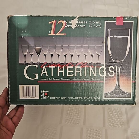 Libbey Wine Glasses Set Of 12 Clear - Picture 8 of 16